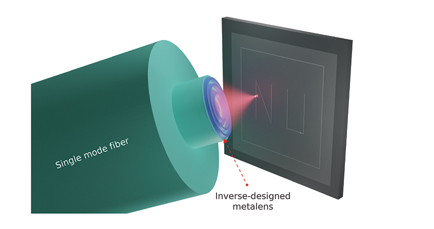 A lens produced by electromagnetic methods will allow researchers to print structures on challenging surfaces.