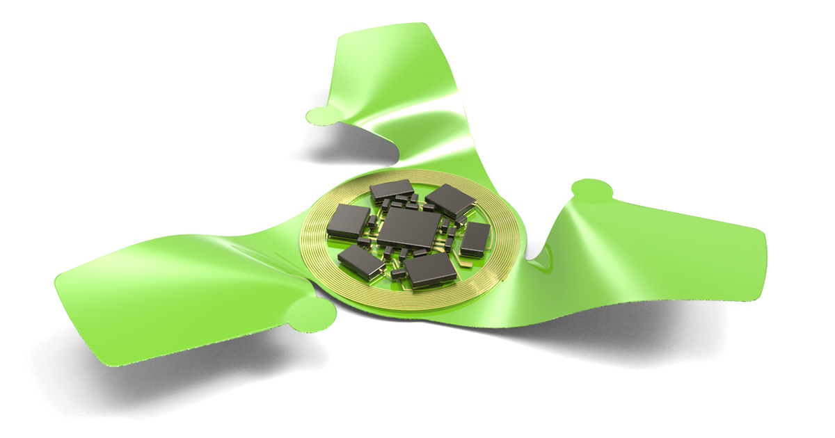 Winged Microchip is Smallestever Humanmade Flying Structure News Northwestern Engineering