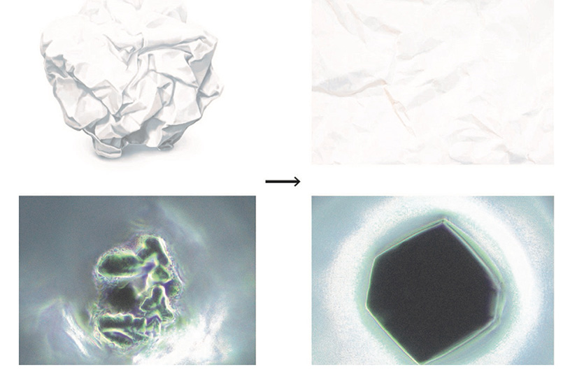 New materials programmed from DNA can withstand deformations that would render most materials, including a sheet of paper, permanently and irreversibly damaged.