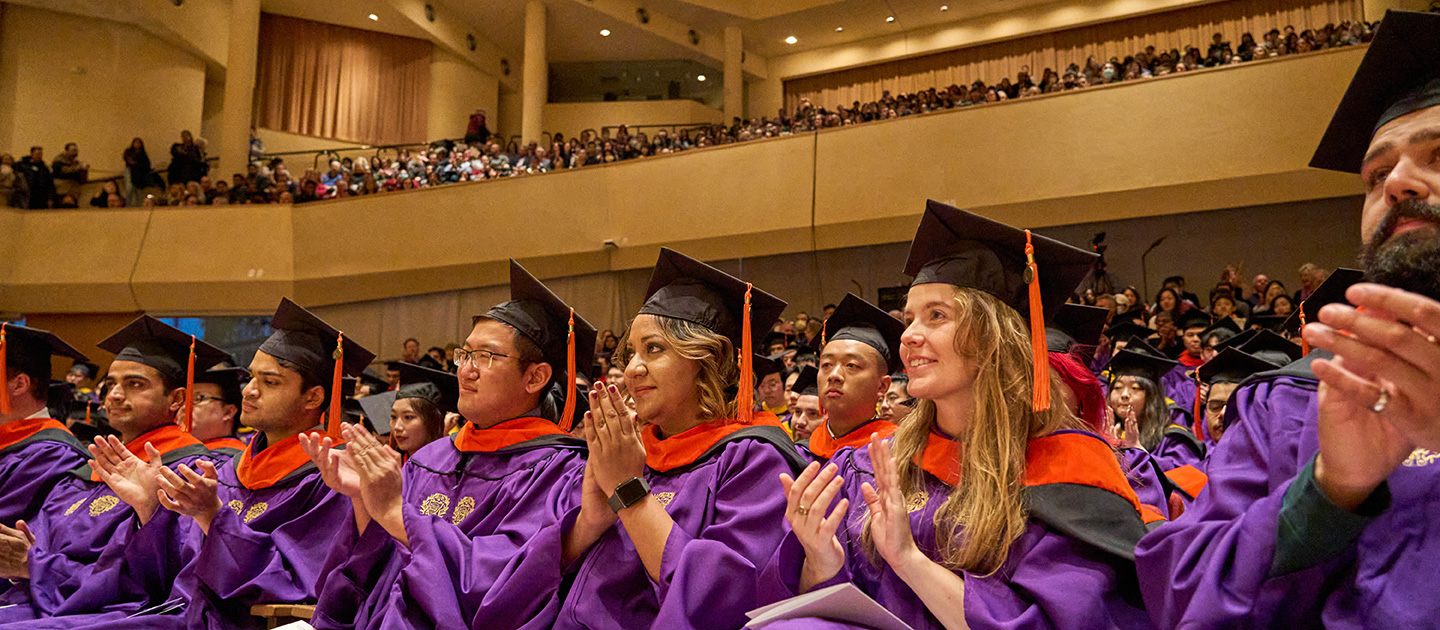 Students applauding