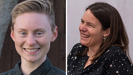 Emma Alexander and Sarah Van Wart