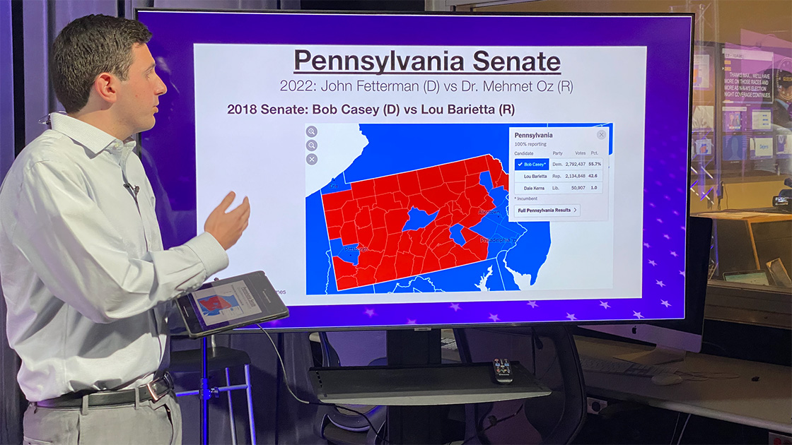 Rothfeder analyzed the numbers as they came in during NNN's 2022 midterm election coverage.