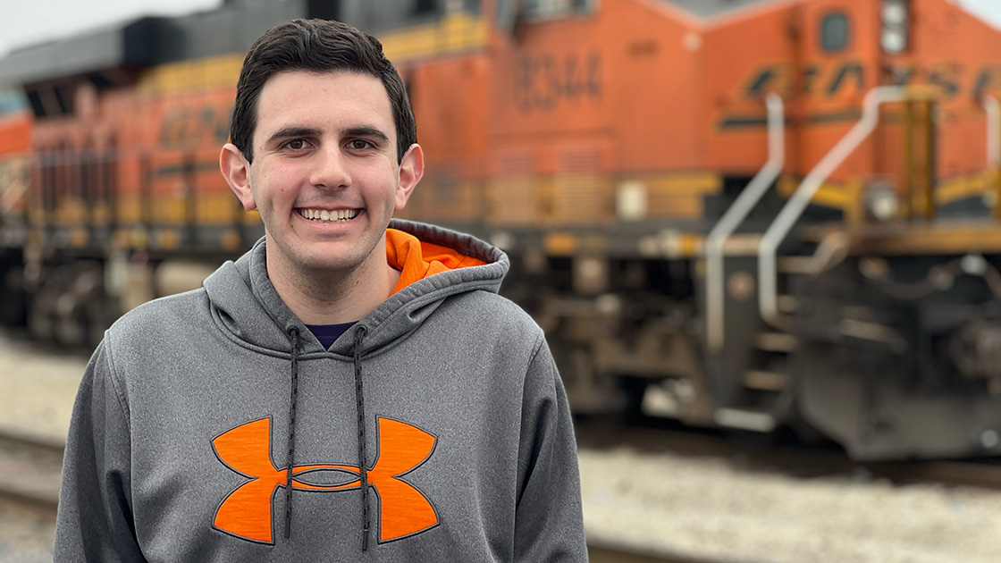 Rothfeder will have an internship this summer with BNSF Railway.