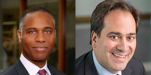 Guillermo Ameer (left), Chad Mirkin