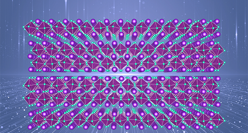 Professor James Rondinelli discovered the first all-inorganic halide perovskite-derived multiferroic material, exhibiting a form of ferroelectricity called hybrid improper ferroelectricity which is also coupled to magnetic properties.