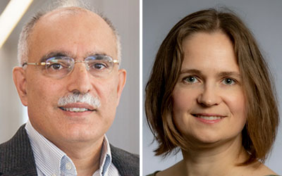 Samir Khuller (l) and Anastasia Kurdia (r)