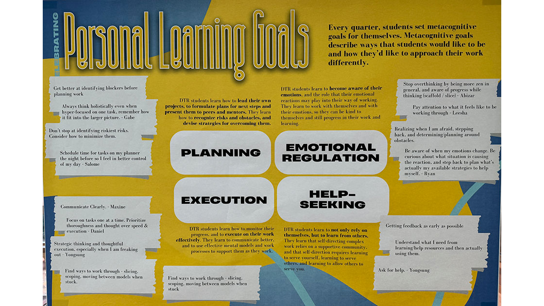 Personal Learning Goals