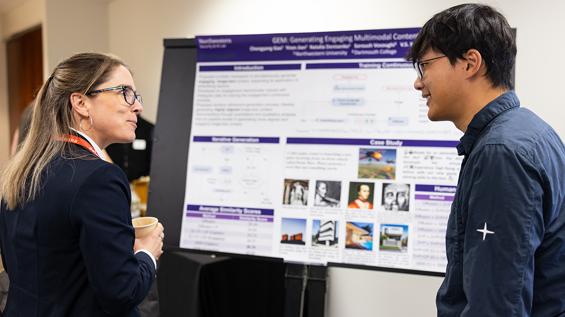 Computer science PhD student Chongyang Gao introduced GEM, a novel framework engineered for the generation of engaging multimodal image-text posts.