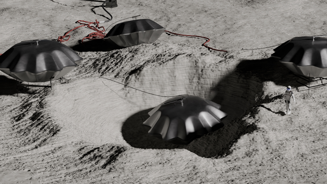 On the moon