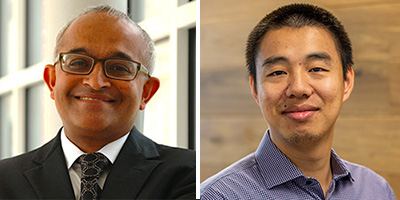 V.S. Subrahmanian (L) and Xiao Wang