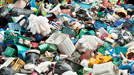 Plastic waste