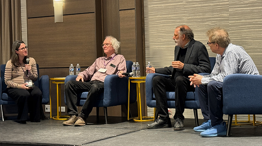(From L): Eleanor O’Rourke, Chris Riesbeck, Mitchel Resnick, and Uri Wilensky