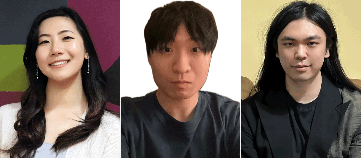 Professors Christos Dimoulas, Miklos Racz, and Xiao Wang