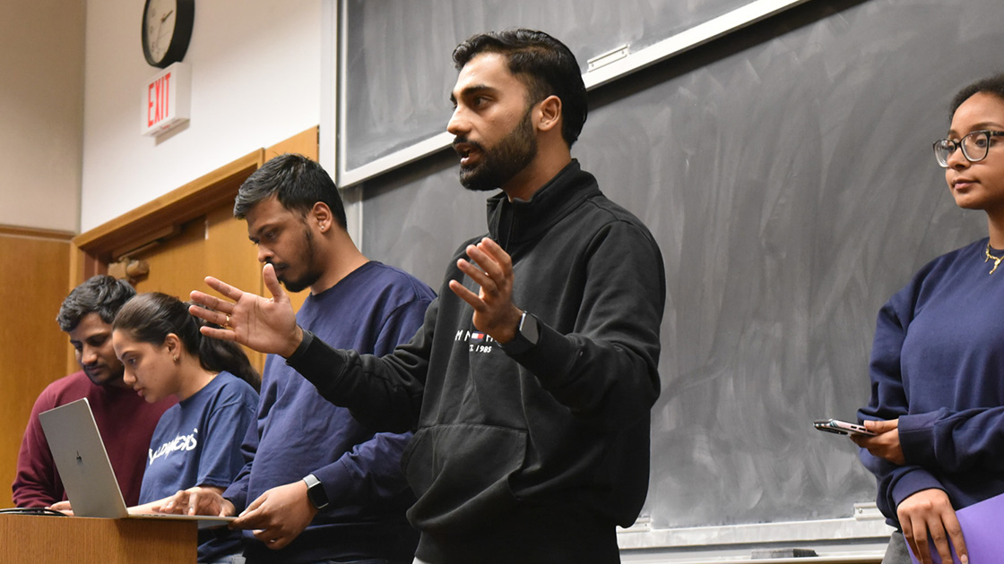 WildHacks team presents their project