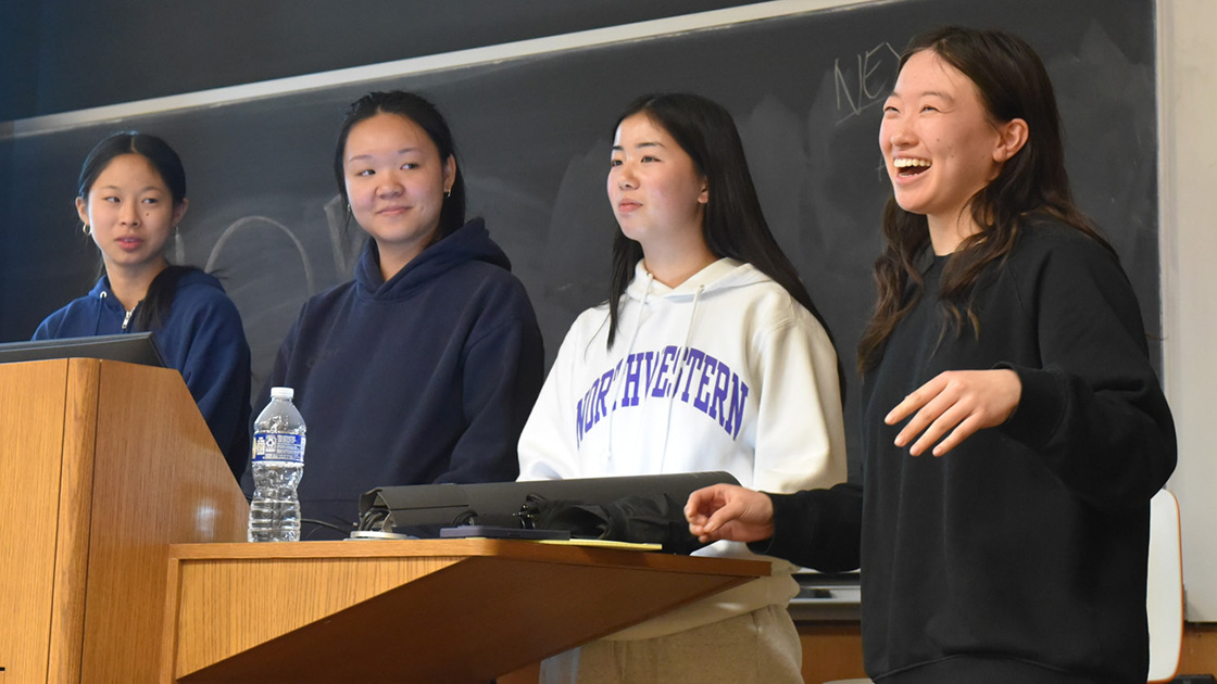 WildHacks team presents their project