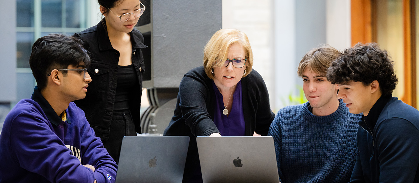 Professor Jill Wilson collaborates with students