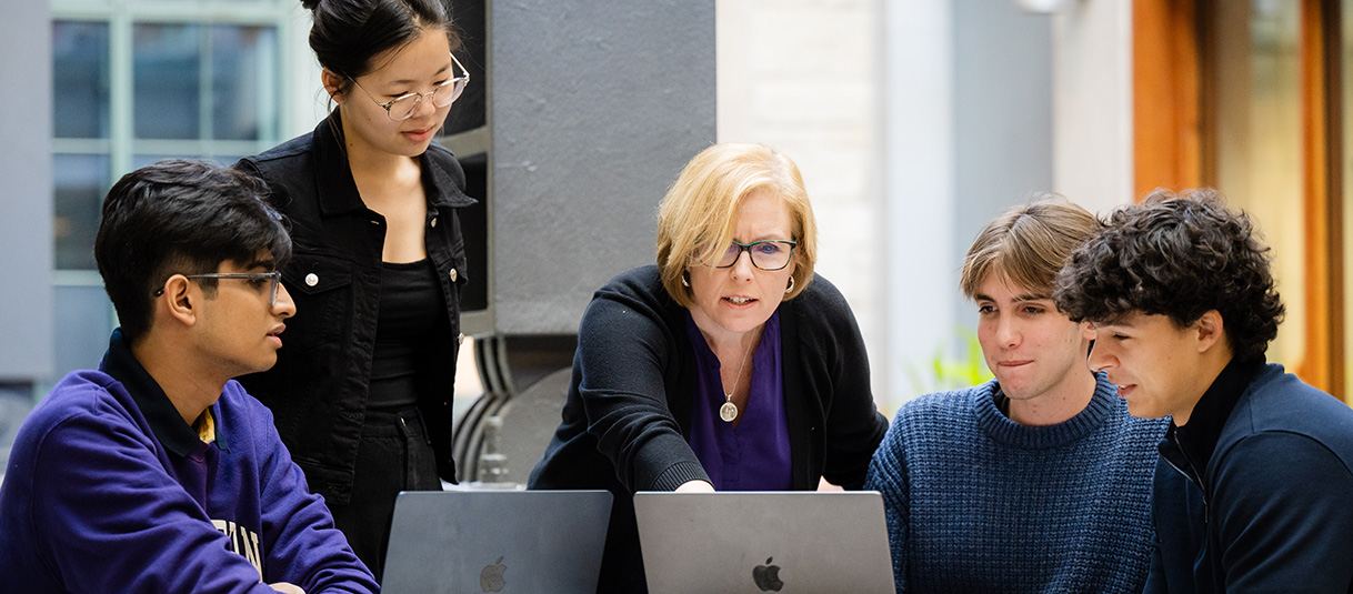 Professor Jill Wilson collaborates with students