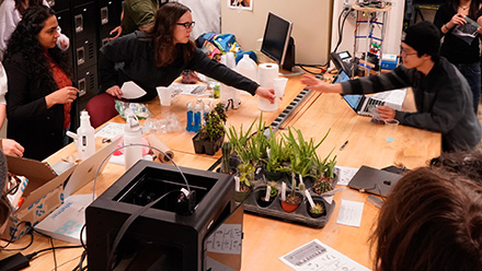 Faculty team and students in the Data-Driven Plant Science course
