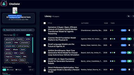 CiteGeist academic research management platform