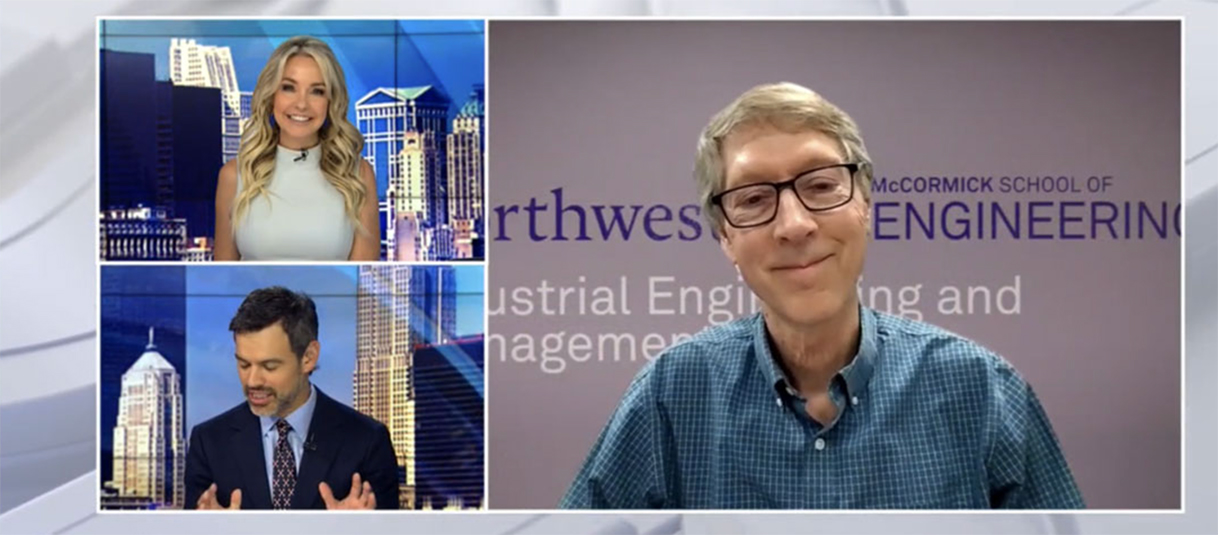 Fox 32 Chicago reached out to Northwestern Engineering Professor Barry Nelson