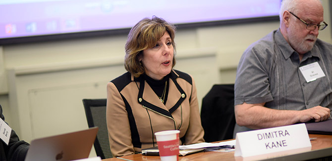 MSIT Industry Advisory Board member Dimitra Kane (MS ‘99) co-organized the roundtable discussion.