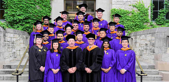 Pictured is the MSIT Class of 2017. The Class of 2018 will graduate on Saturday, June 23, 2018.