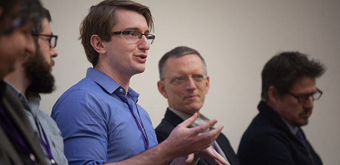 The 2017 Analytics Exchange panel discussion featured speakers from cutting-edge analytics and AI companies.