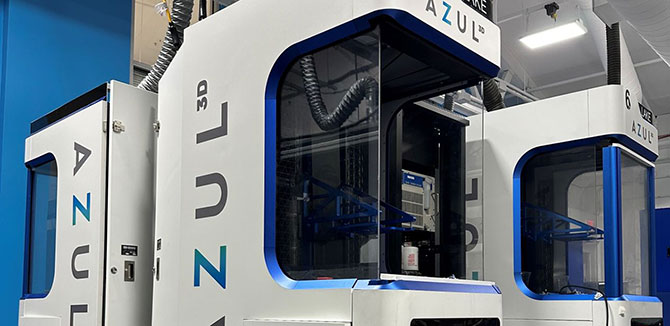 An Azul 3D printer