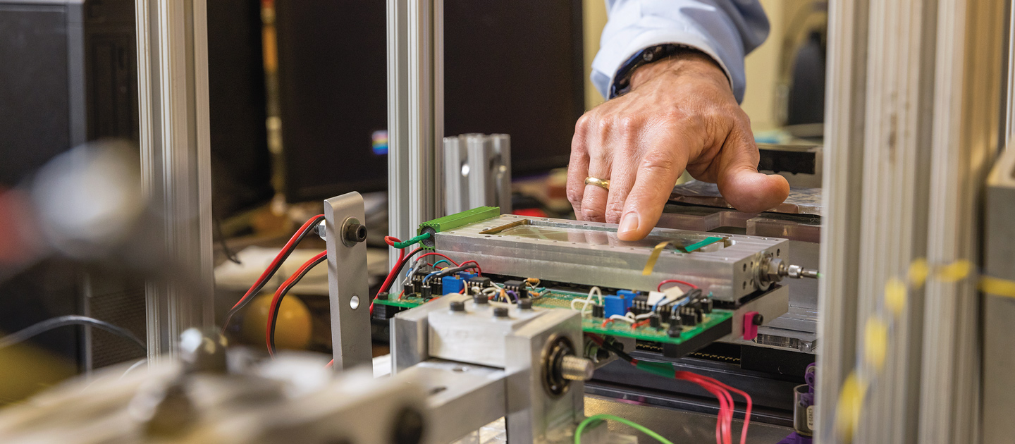 Up-close robotics demonstration