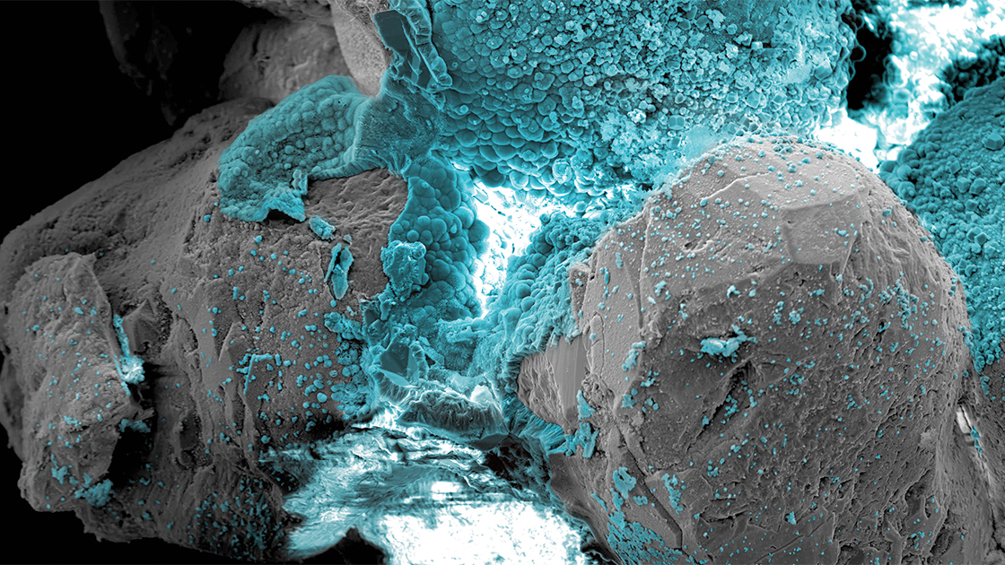 Professor Alessandro Rotta Loria developed a method using a mild electric current to turn loose sand into rock-like material, providing a sustainable way to protect coasts from erosion.