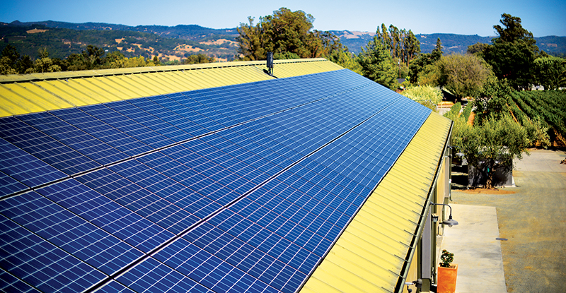 Microgrid installation on Stone Edge Farm