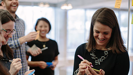 Liz Gerber teaches