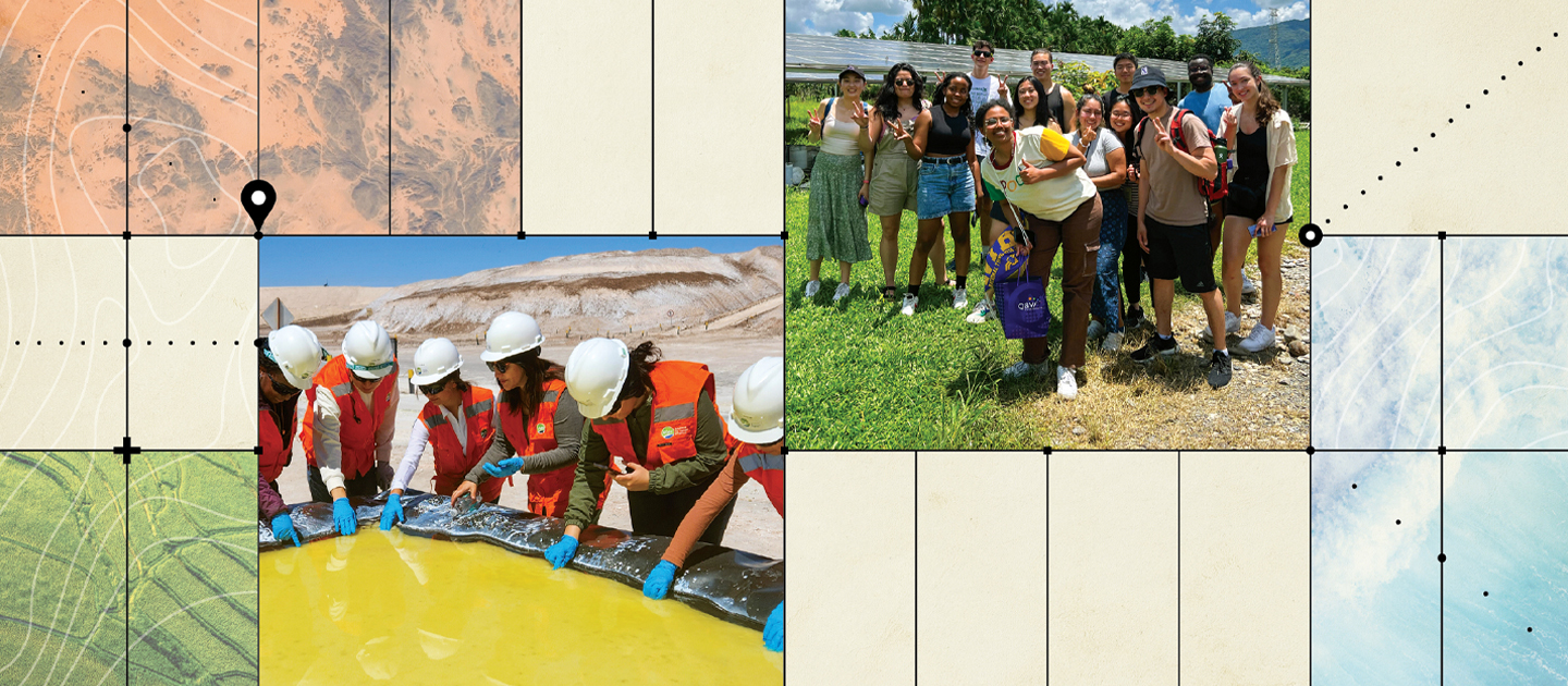 collage of groups of students on their study abroad experiences