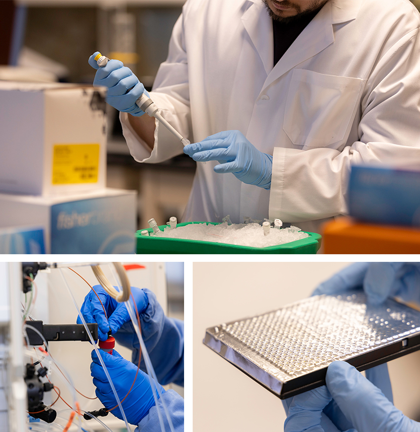 The Center’s Biofoundry represents the cutting-edge convergence of biotechnology and automation. 