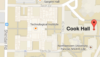 Cook Hall map