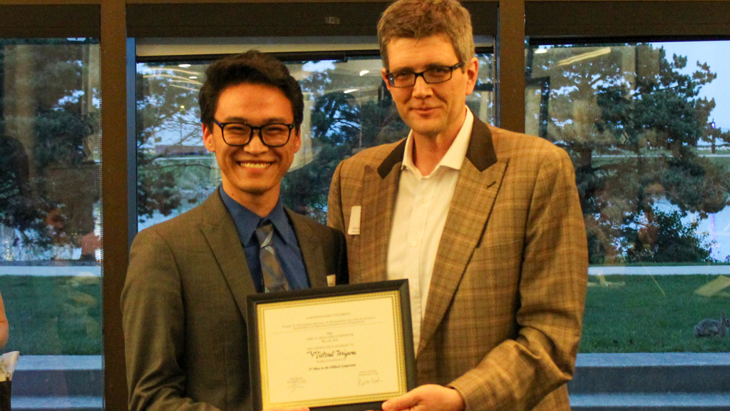 2023 Hilliard Second Prize Winner Michael Toriyama & Professor Derk Joester