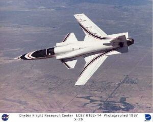 X-29 jet