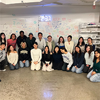 Photo of group of DTR students