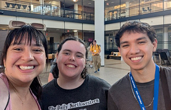 Three students in ASCE
