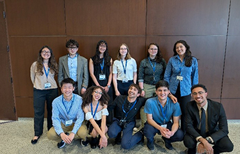 Group photo of ASCE Construction Institute Team