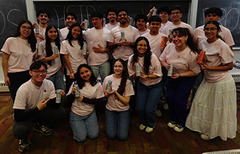Student group posing for the camera