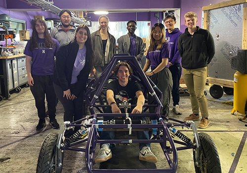 Samaher Nassar in front of skyline