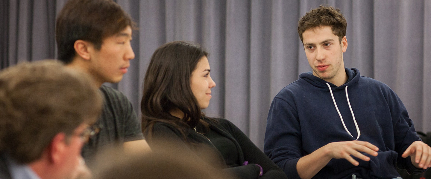 Group of students talking