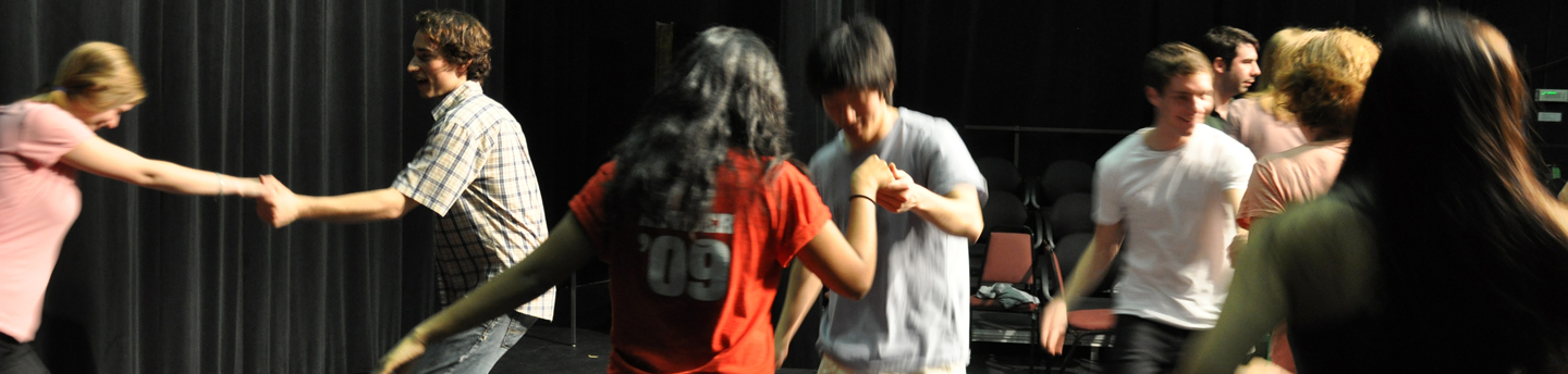 Students dancing