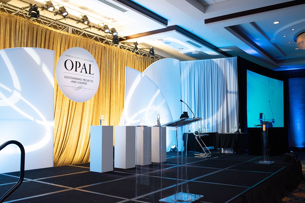 Professor Raymond Krizek Honored with Education Award at OPAL Gala