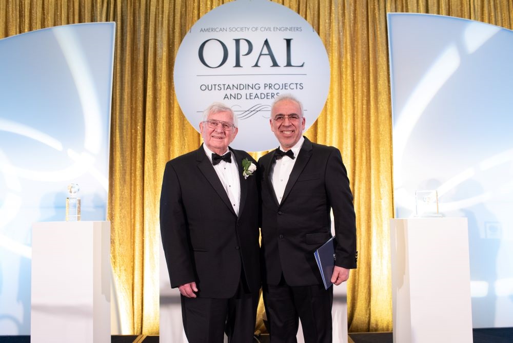 Professor Raymond Krizek Honored with Education Award at OPAL Gala