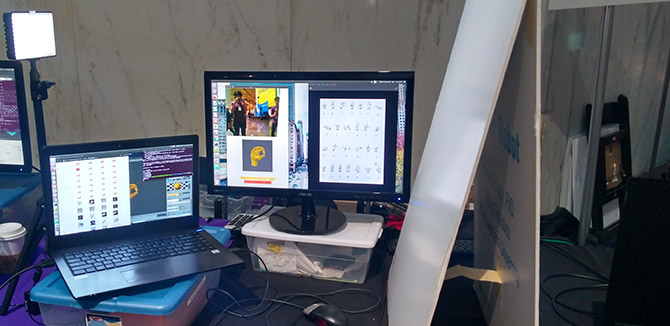 Ahalya Mandana's application uses machine learning and computer vision to help children learn sign language.